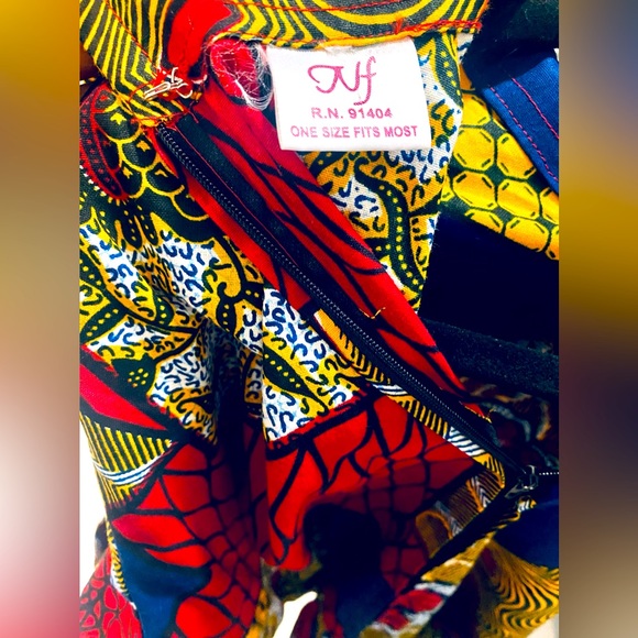 African print Peplum Blouse - Picture 5 of 8